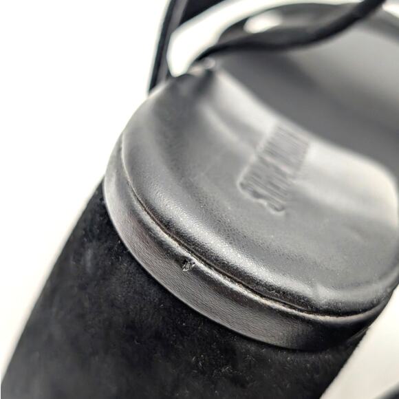 Steve Madden Marbell Slingback Block Heel Sandal Women's Black Size US10M EU40.5 - Picture 12 of 13